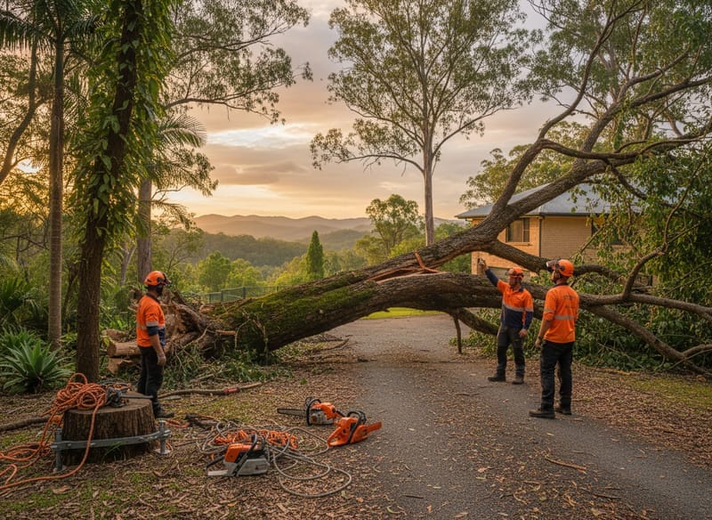 Emergency Tree Removal performed by Maleny Arborist in the Hinterland