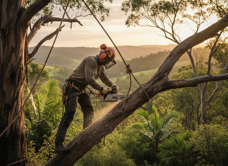 Tree Lopping performed by Maleny Arborist in the Hinterland